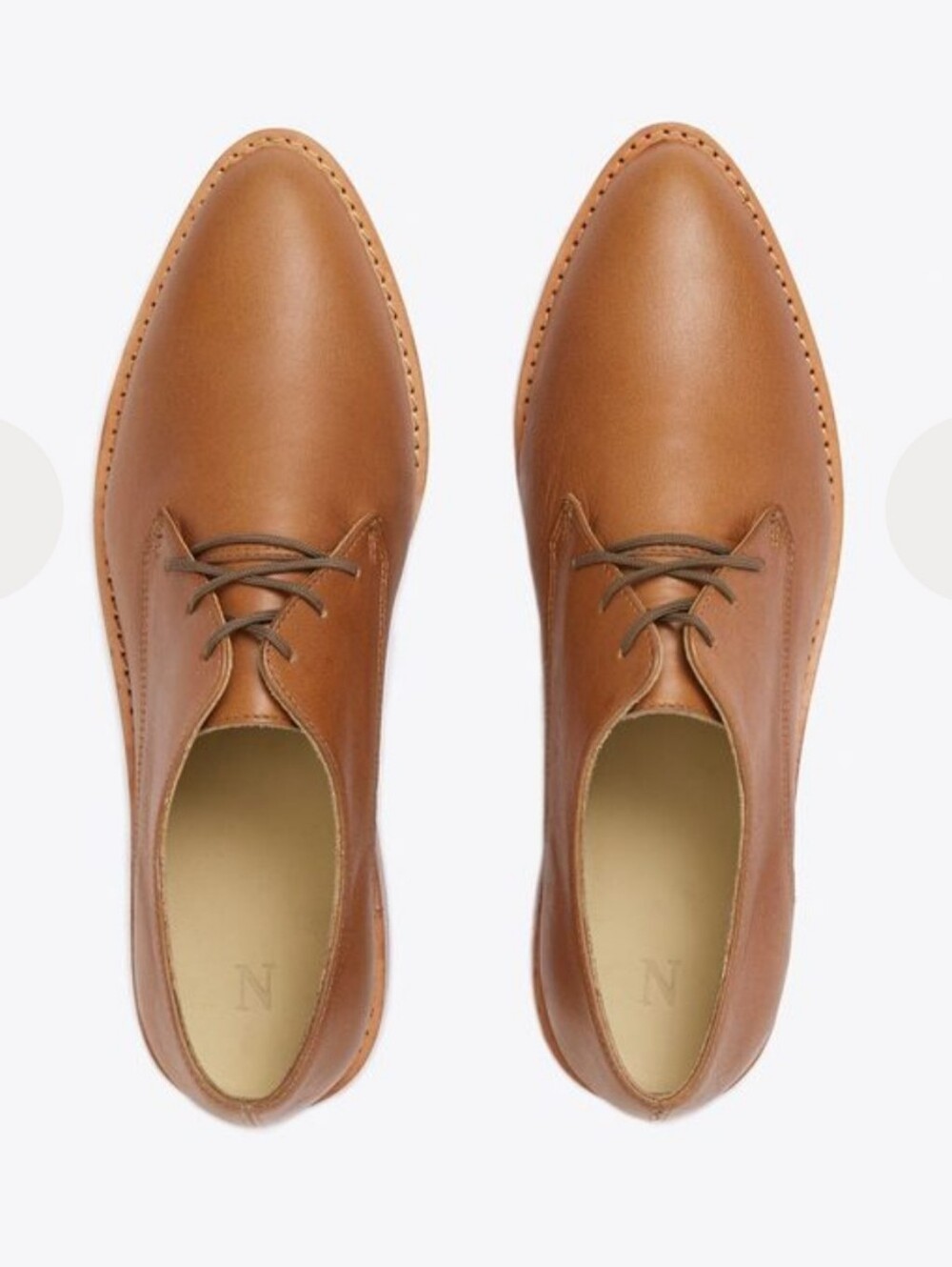 Nisolo James Oxford - Almond, Size 7 - Picture 3 of 16